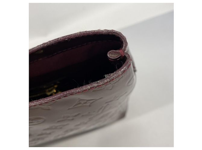 Borsa Tote Vernis Wilshire MM di Louis Vuitton Rosso - vista 8