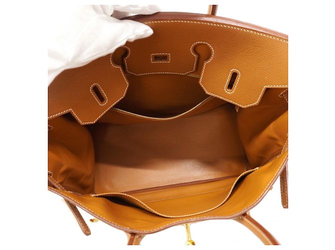 Borsa Haut à Courroies 32 di Hermès D'oro - Ansicht 4