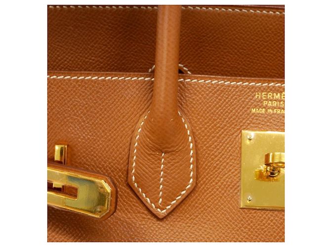 Borsa Haut à Courroies 32 di Hermès D'oro - Ansicht 9