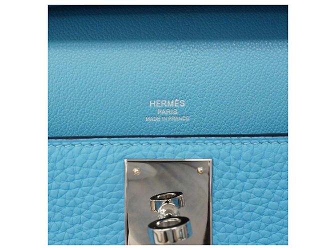 Borsa a Spalla Jypsiere 26 di Hermès Blu - vista 5
