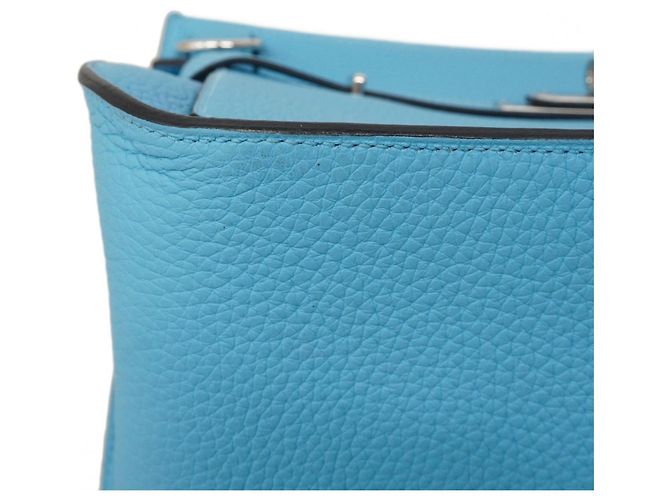Borsa a Spalla Jypsiere 26 di Hermès Blu - vista 7