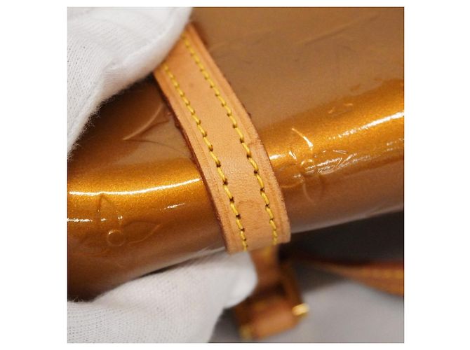 Borsa a mano Bedford Vernis Louis Vuitton Bronzo - vista 11
