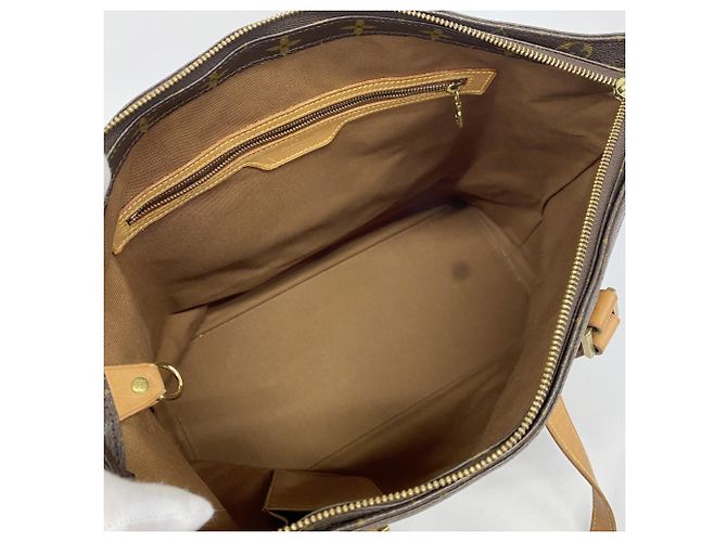 Borsa Tote Cabas Mezzo Monogram Louis Vuitton Marrone - vista 4