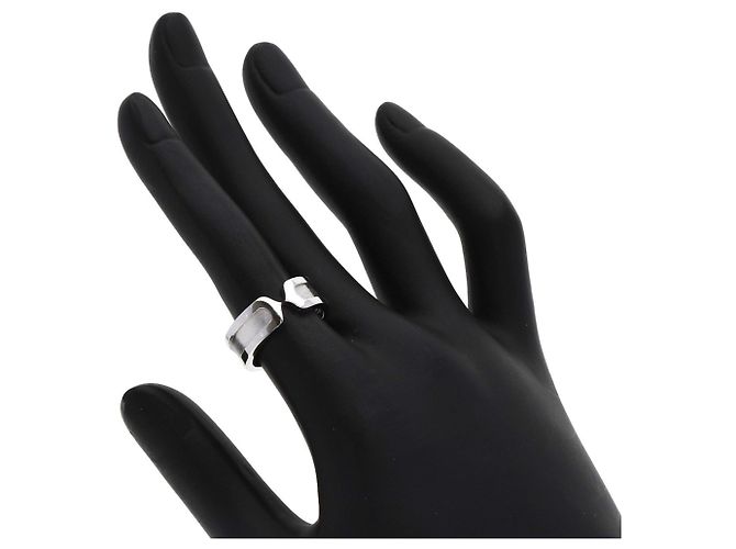 Anello Cartier C2 #50 in oro bianco 18K - vista 6
