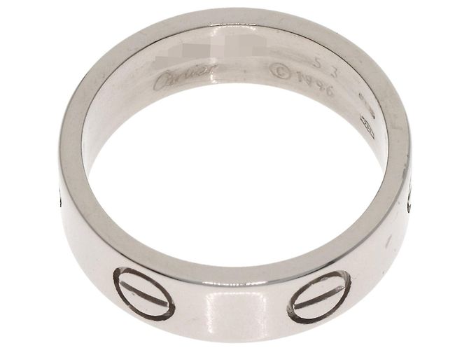 Anello Love Cartier in oro bianco 18K - vista 4