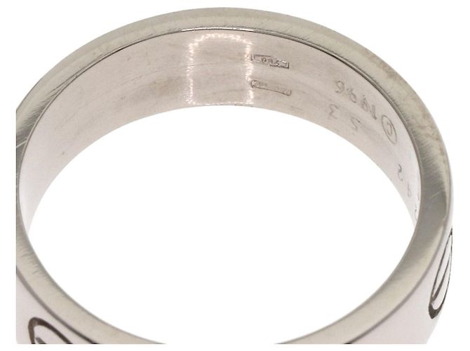 Anello Love Cartier in oro bianco 18K - vista 8