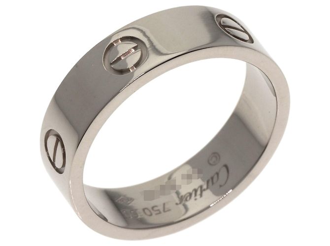 Anello Love Cartier in oro bianco 18K - vista 2