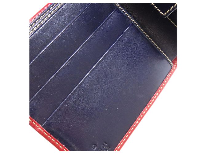Billetera bi-fold de nylon Gucci Azul marino - vista 10