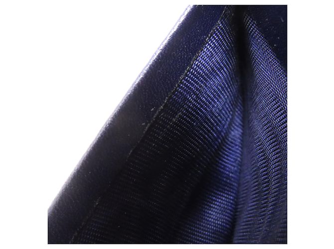 Billetera bi-fold de nylon Gucci Azul marino - vista 13