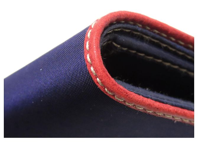 Billetera bi-fold de nylon Gucci Azul marino - vista 18