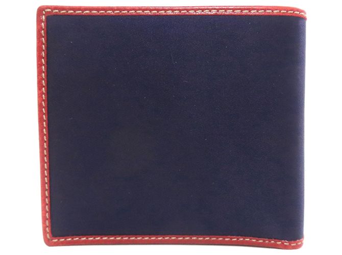 Billetera bi-fold de nylon Gucci Azul marino - vista 2