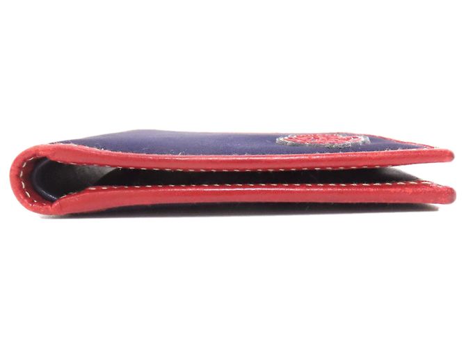Billetera bi-fold de nylon Gucci Azul marino - vista 3