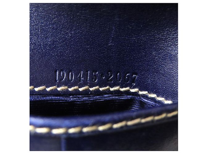 Billetera bi-fold de nylon Gucci Azul marino - vista 8