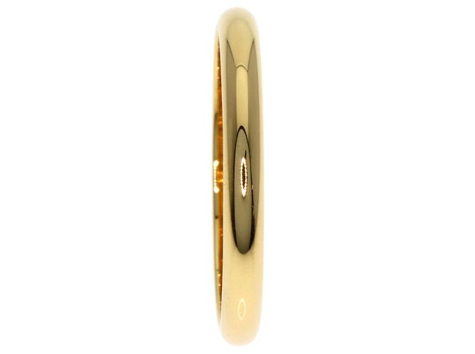 Anello nuziale classico Cartier in oro giallo - vista 3