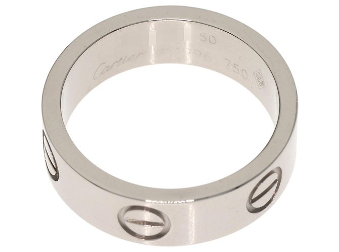 Anello Love Cartier in oro bianco 18K - vista 4