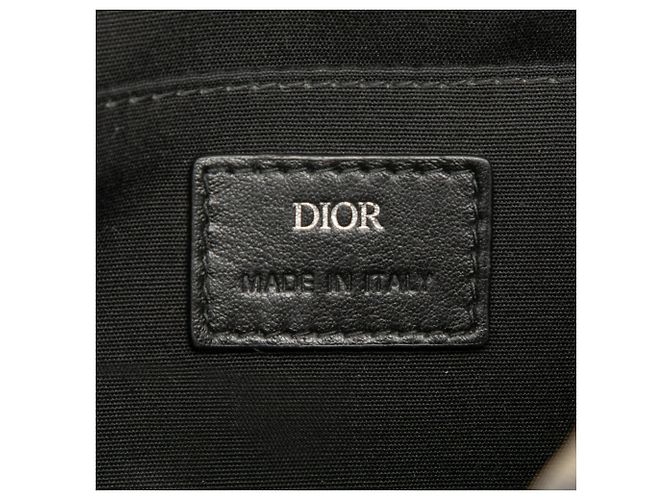 Dior Blue Oblique Canvas Lingot Kulturbeutel Blau Marineblau - Ansicht 5
