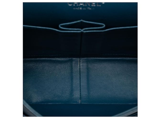 Chanel Blu Jumbo Classico Caviar Doppio - vista 4
