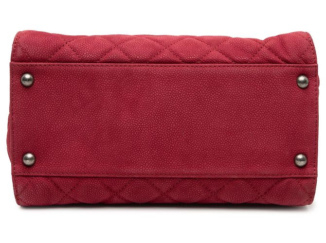 Chanel Rote gesteppte Kaviar Reissue 2.55 Tasche - Ansicht 3