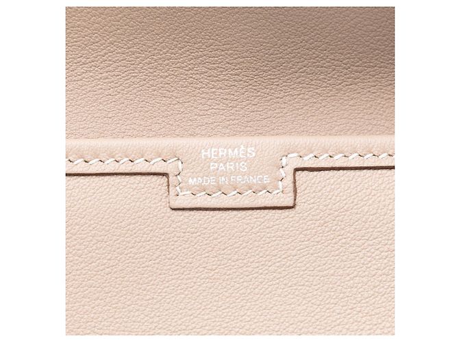 Cartera Hermès Jige Duo en Swift rosa - vista 5