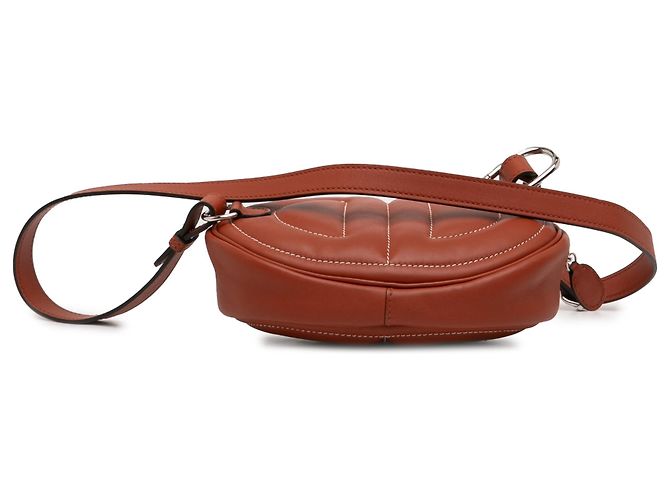 Borsa a Cintura Hermès Red Swift In The Loop Verso Rosso - vista 3