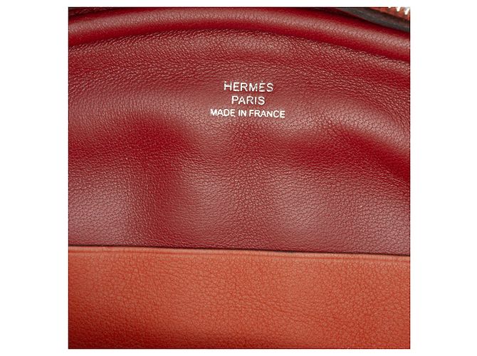 Borsa a Cintura Hermès Red Swift In The Loop Verso Rosso - vista 5
