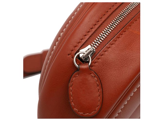 Borsa a Cintura Hermès Red Swift In The Loop Verso Rosso - vista 7
