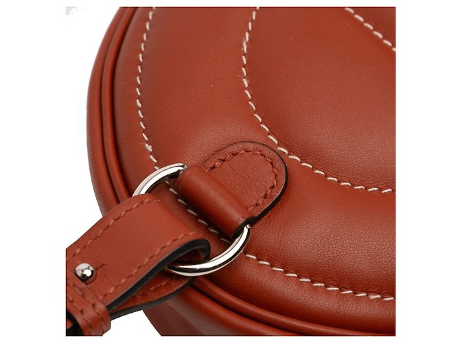 Borsa a Cintura Hermès Red Swift In The Loop Verso Rosso - vista 8