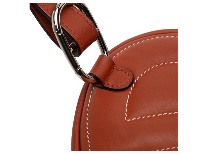 Borsa a Cintura Hermès Red Swift In The Loop Verso Rosso - vista 9