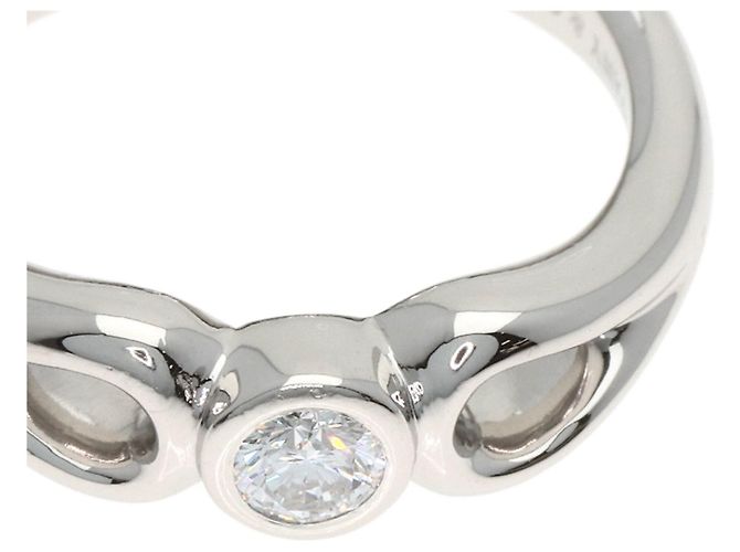 Tiffany & Co. Doppeltes offenes Tropfen-Diamantring. - Ansicht 8