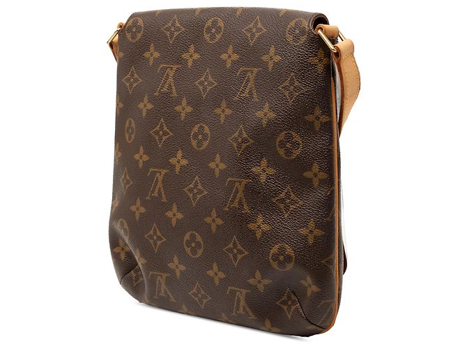 Louis Vuitton Musette Salsa PM Monogram Marrone con Tracolla Corta - vista 2