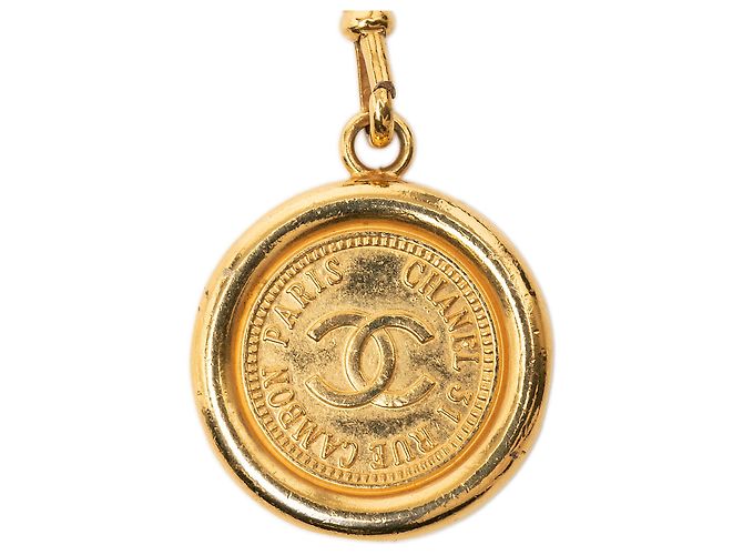 Kette mit Medaillon vergoldet CC Gold Chanel 31 Rue Cambon Golden - Ansicht 2