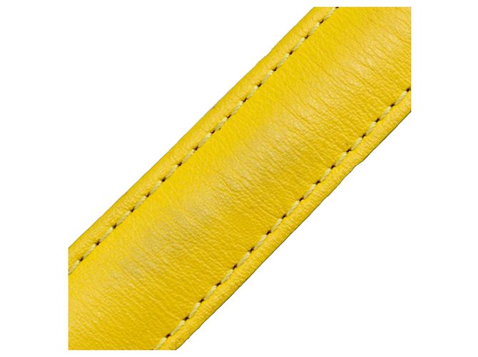 LOEWE Borsa a tracolla in pelle gialla Repeat Anagram Avenue Giallo - vista 8