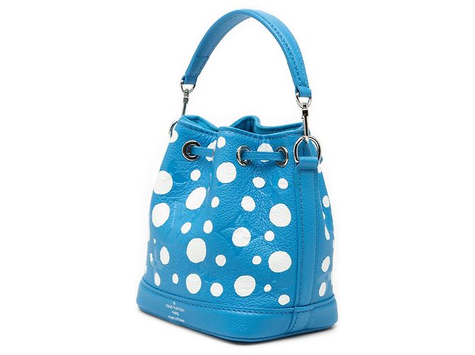 Noe Louis Vuitton Blu Yayoi Kusama Monogramma Gigante Empreinte Infinity Dots Nano Noé - vista 2