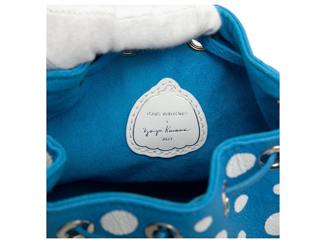 Noe Louis Vuitton Blu Yayoi Kusama Monogramma Gigante Empreinte Infinity Dots Nano Noé - vista 5