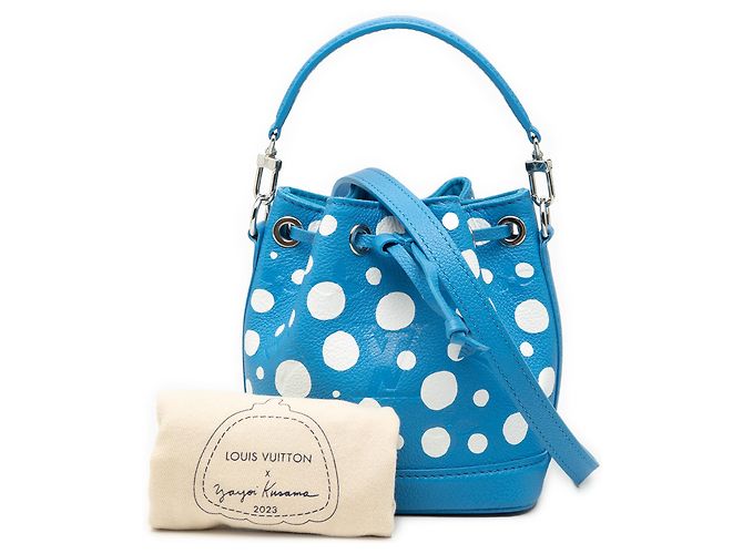 Noe Louis Vuitton Blu Yayoi Kusama Monogramma Gigante Empreinte Infinity Dots Nano Noé - vista 8