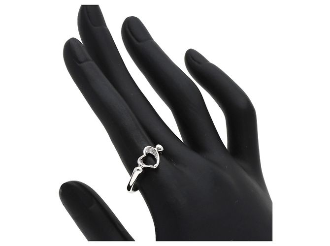 Open Heart Diamantring aus Platin 950 von Tiffany & Co. - Ansicht 6