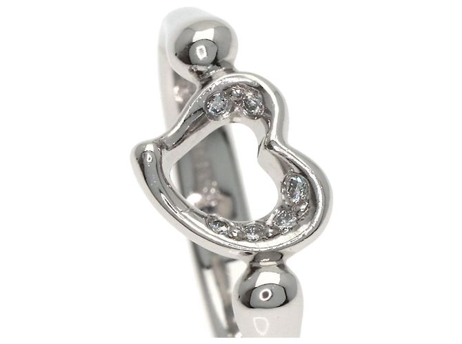Open Heart Diamantring aus Platin 950 von Tiffany & Co. - Ansicht 8