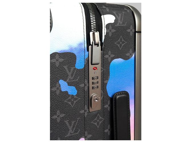 Valigia Louis Vuitton Horizon 55 Monogram Acquerello Multicolore - vista 3