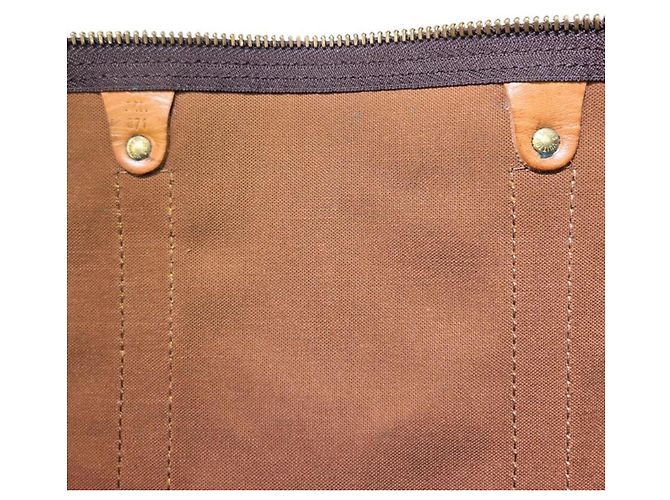 Borsa Boston Keepall 55 Monogram Louis Vuitton Marrone - vista 17