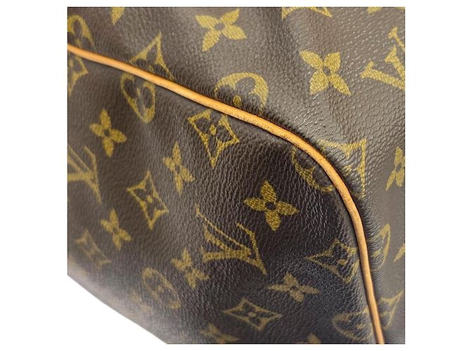 Borsa Boston Keepall 55 Monogram Louis Vuitton Marrone - vista 7