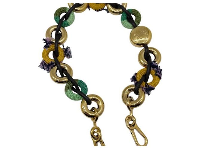 Charm de cadena Donut Loewe Dorado Verde Amarillo - vista 4