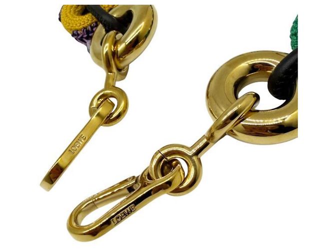 Charm de cadena Donut Loewe Dorado Verde Amarillo - vista 6