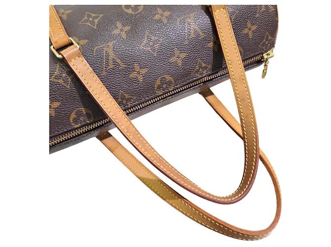 Borsa Tote Louis Vuitton Monogram Papillon 26 Marrone - vista 11