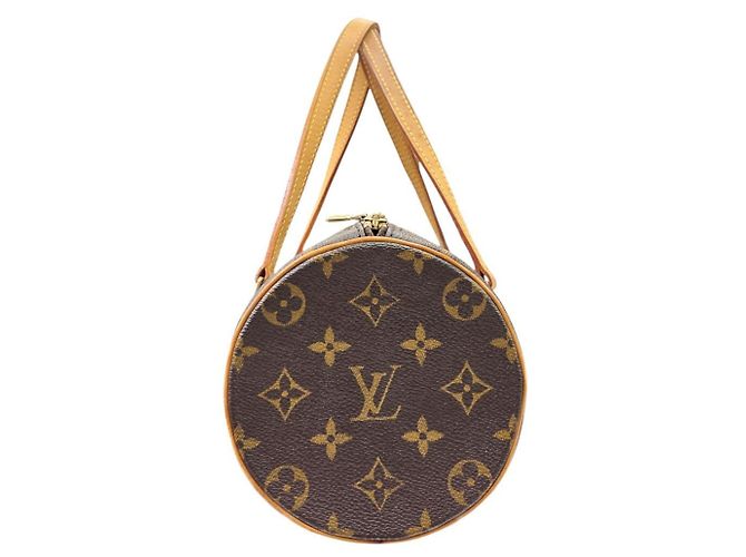 Borsa Tote Louis Vuitton Monogram Papillon 26 Marrone - vista 3