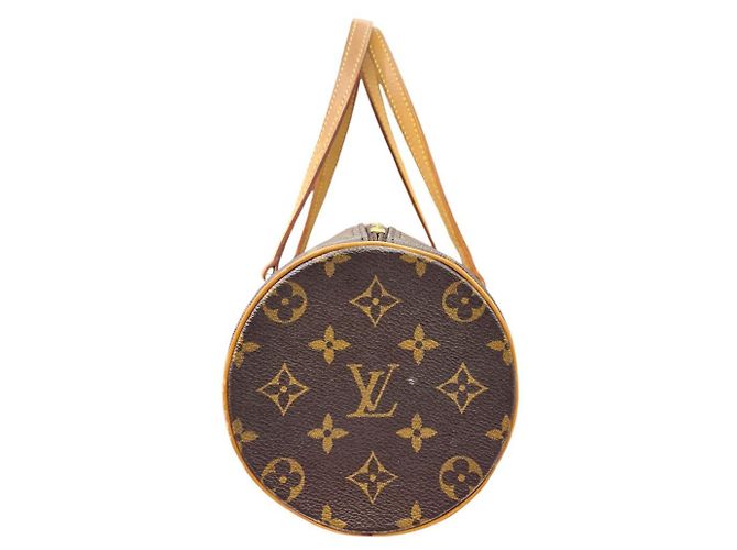 Borsa Tote Louis Vuitton Monogram Papillon 26 Marrone - vista 4