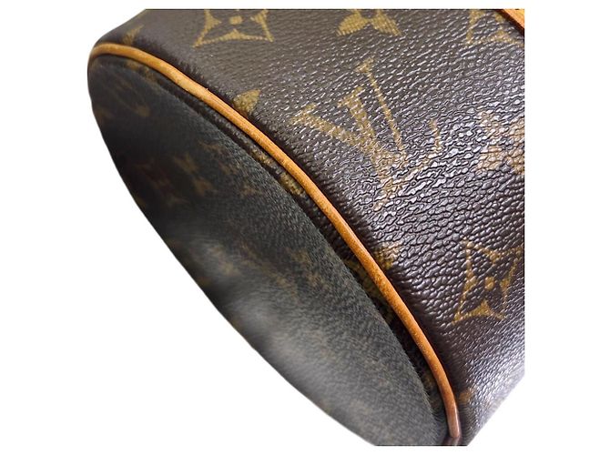 Borsa Tote Louis Vuitton Monogram Papillon 26 Marrone - vista 6