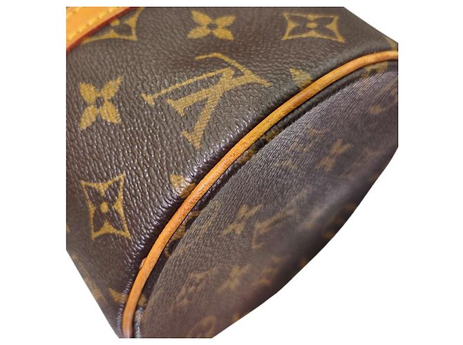 Borsa Tote Louis Vuitton Monogram Papillon 26 Marrone - vista 8