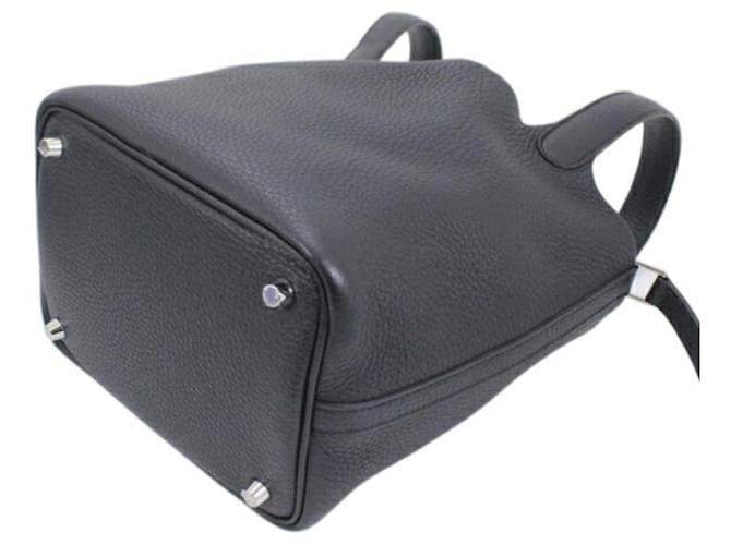 Borsa Hermès Picotin Lock PM 18 Nero - vista 10