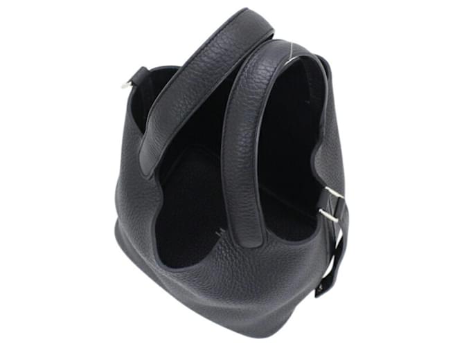Borsa Hermès Picotin Lock PM 18 Nero - vista 5