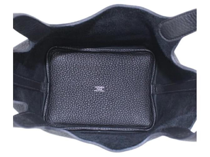Borsa Hermès Picotin Lock PM 18 Nero - vista 6